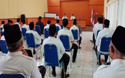 Peningkatan Covid 19 dari Klaster Hajatan Jadi Bahasan Utama Radintap Kepala KUA